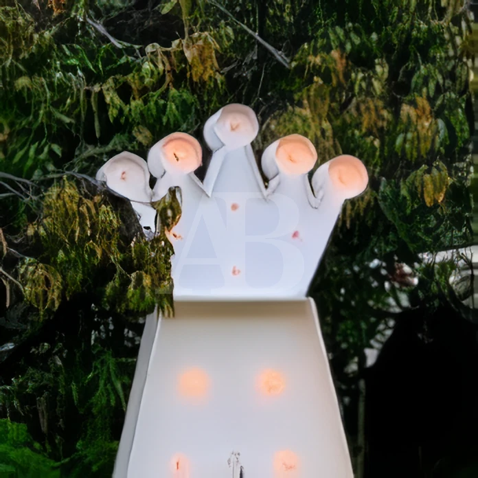 Corona iluminada