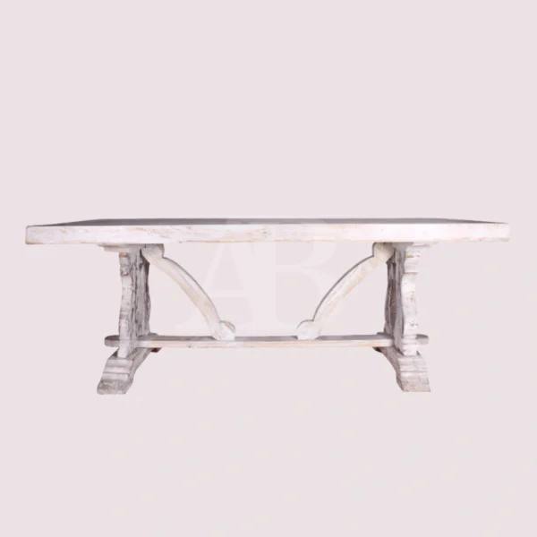 Mesa vintage blanca
