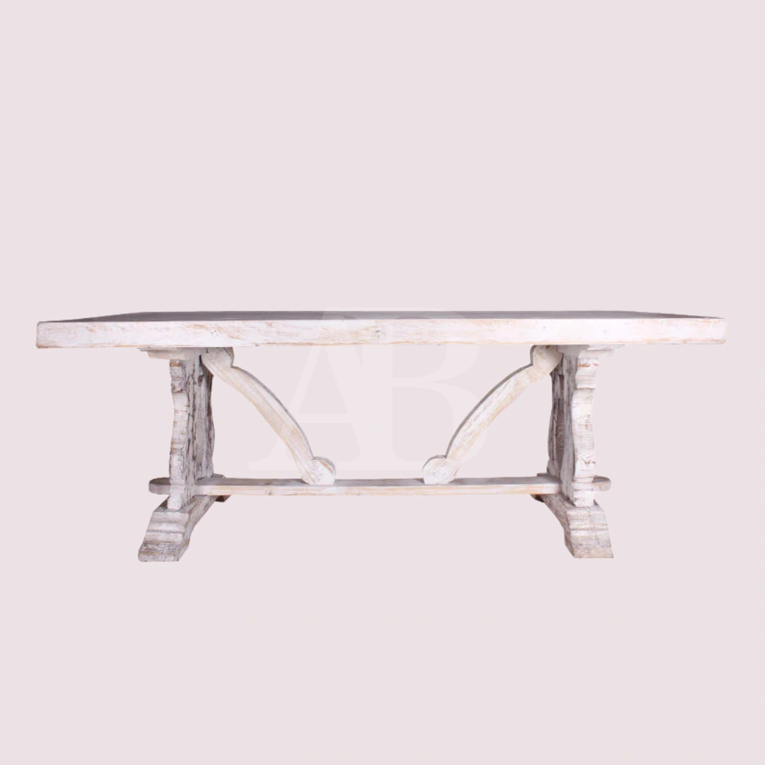 Mesa vintage blanca