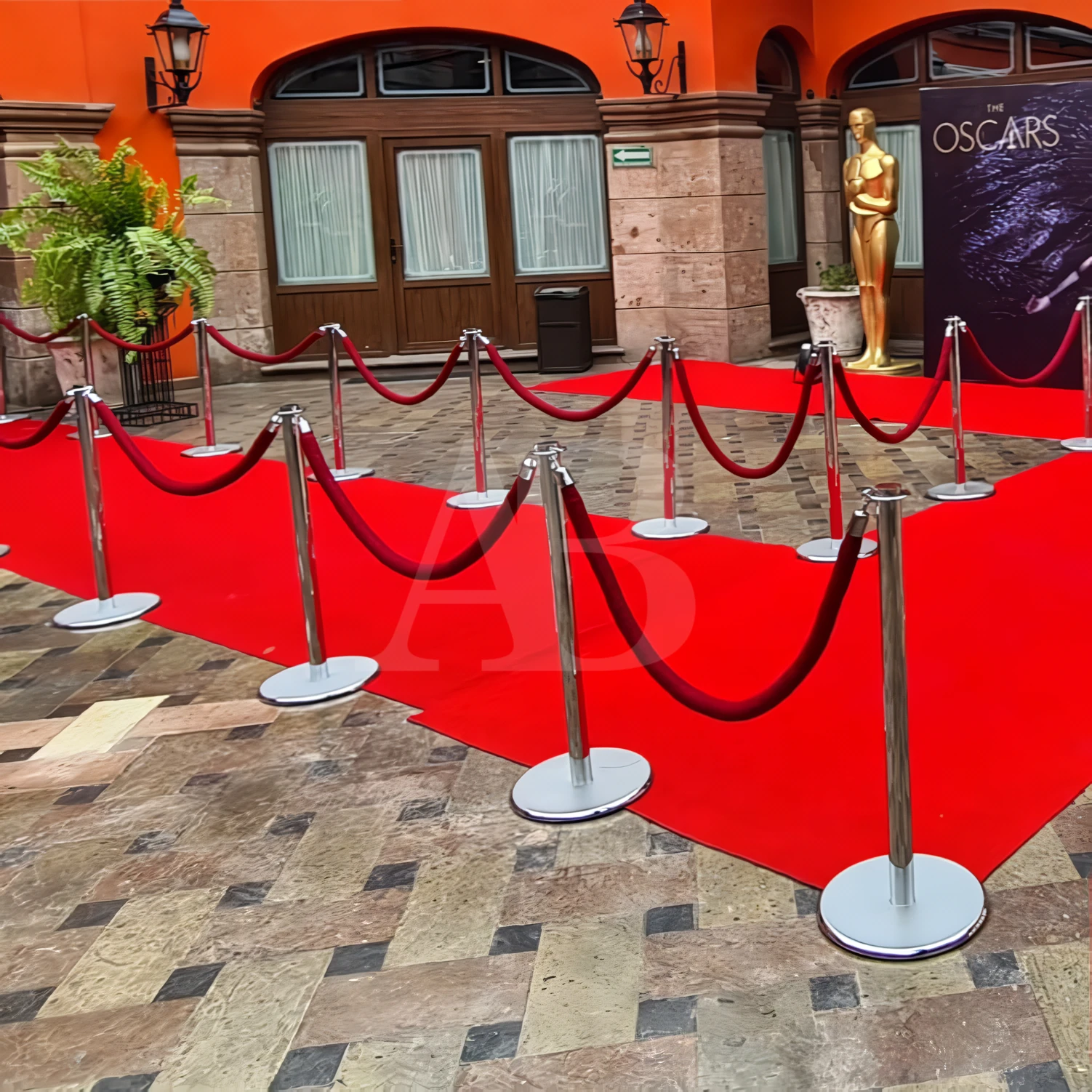 Tramo de alfombra rojo 5x1.80m